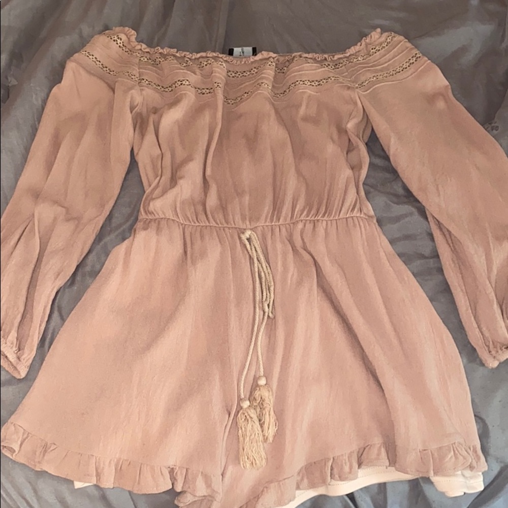 Blush pink romper